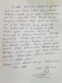 Ahmet hoca glokom hastaları için bir şans.